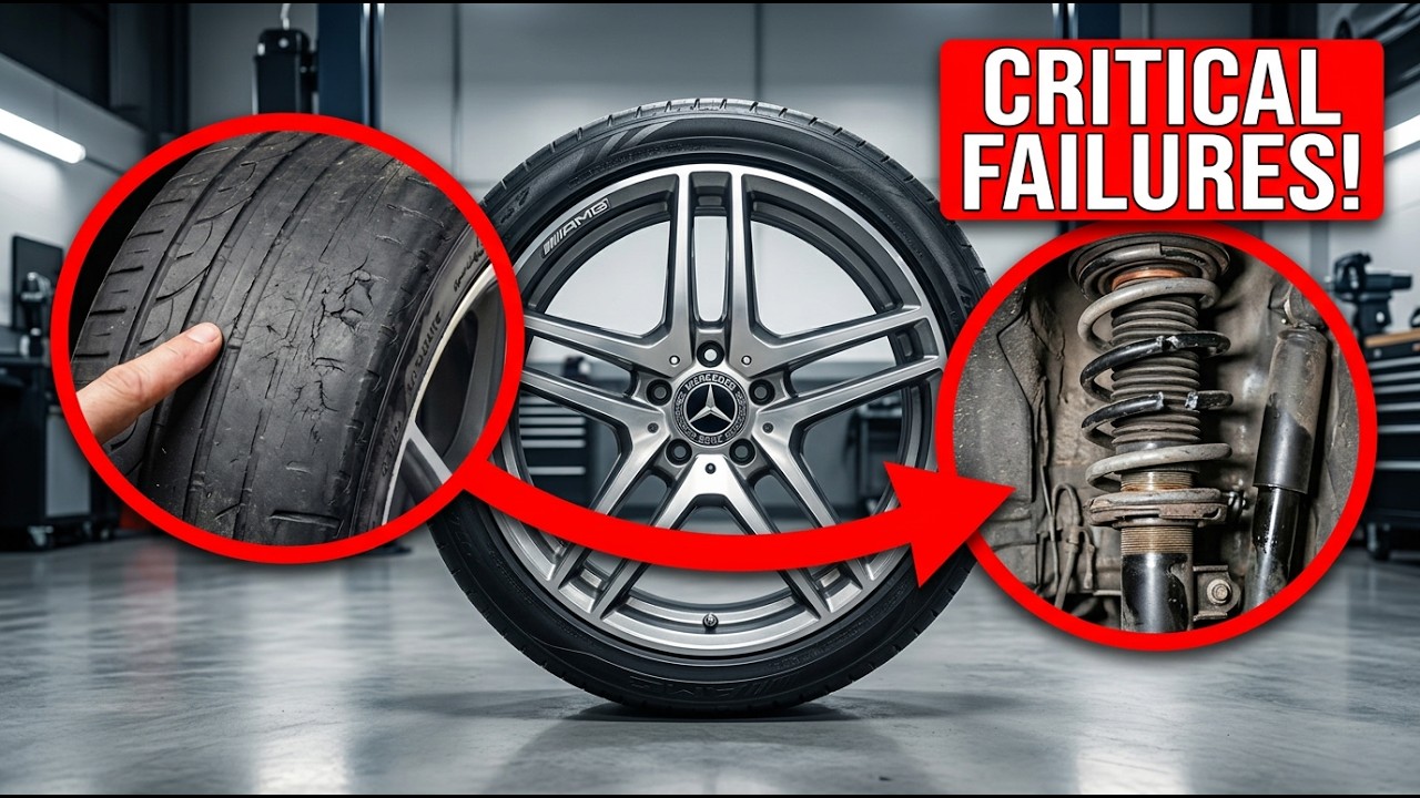 10 причин, почему ваш Mercedes изнашивает шины, и как это исправить.