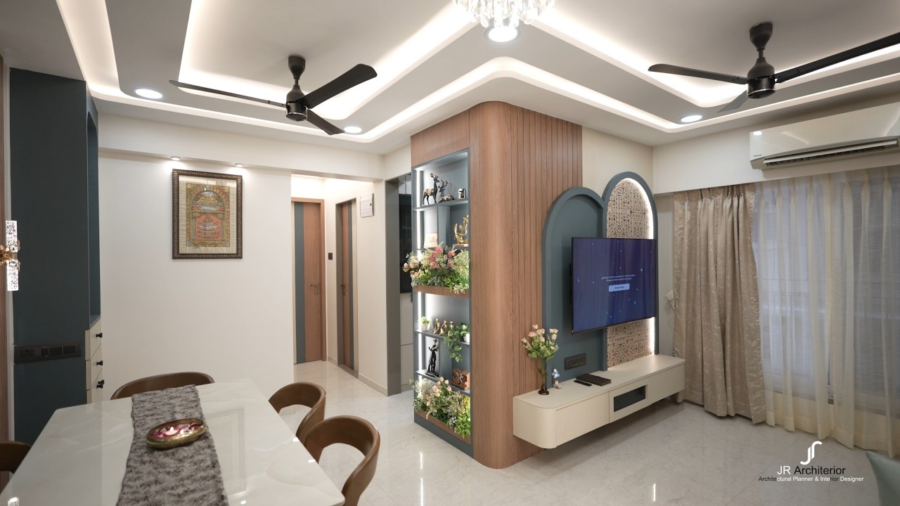 Interior Design for 2BHK | Adityaraj Shivraj 65 | Vikhroli, Mumbai | JR Architerior