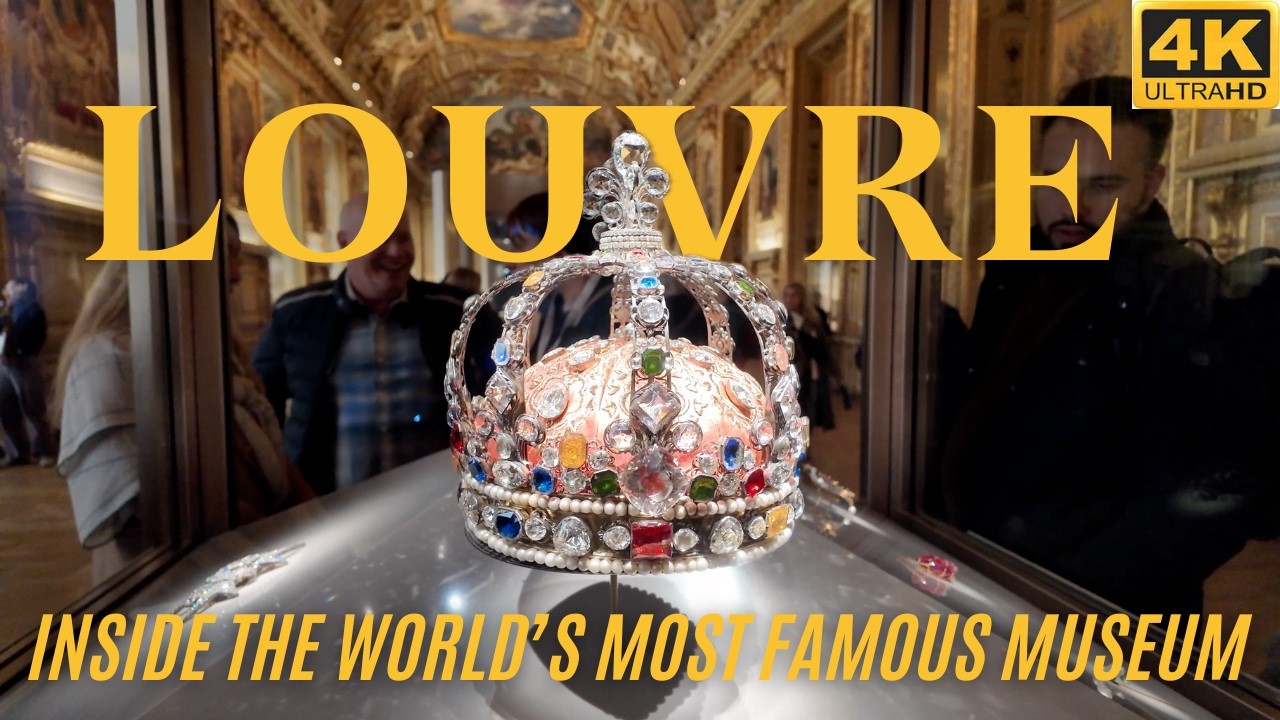 Paris, France 🇫🇷 -  Louvre Museum 4K | Tour inside Louvre Museum Paris | Artworks & Masterpieces