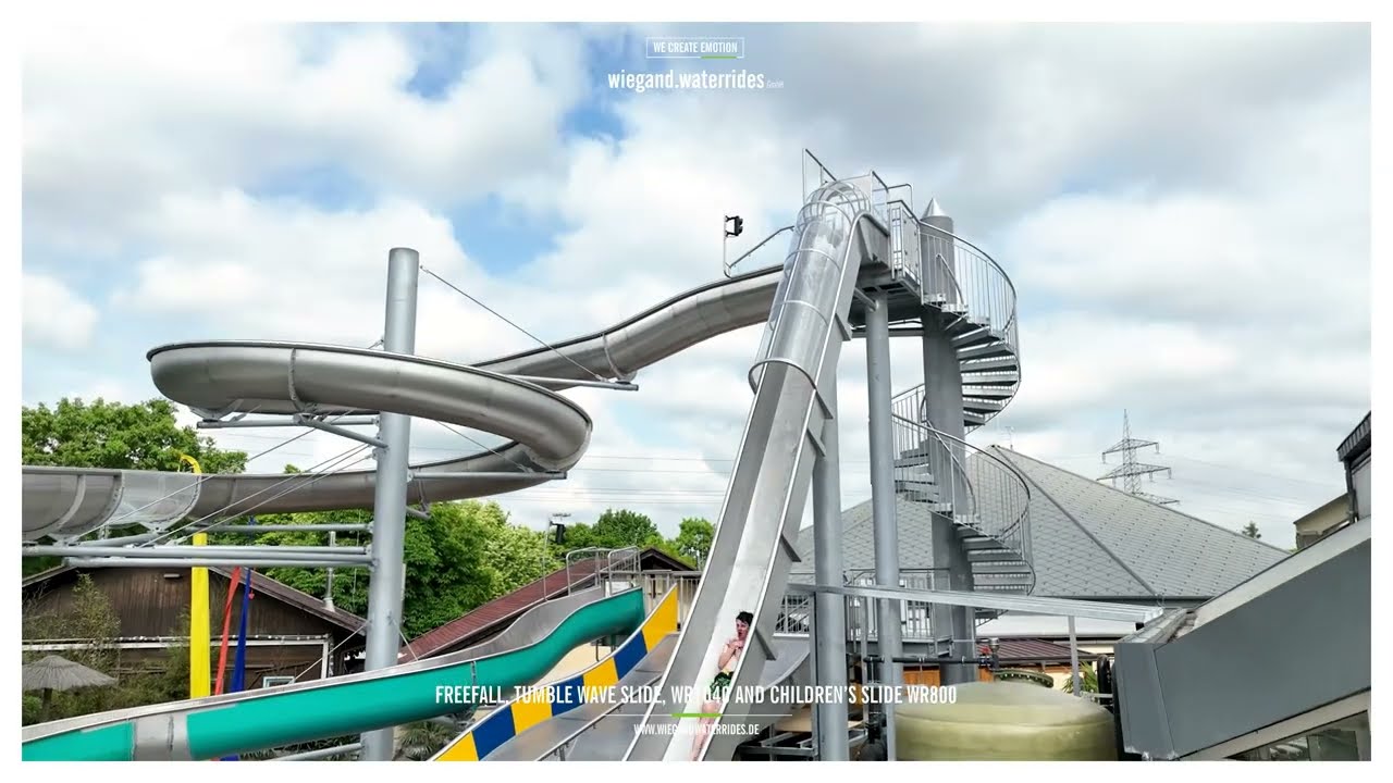 New Stainless Steel Water Slides at Kristall Palm Beach, Germany | wiegand-waterrides