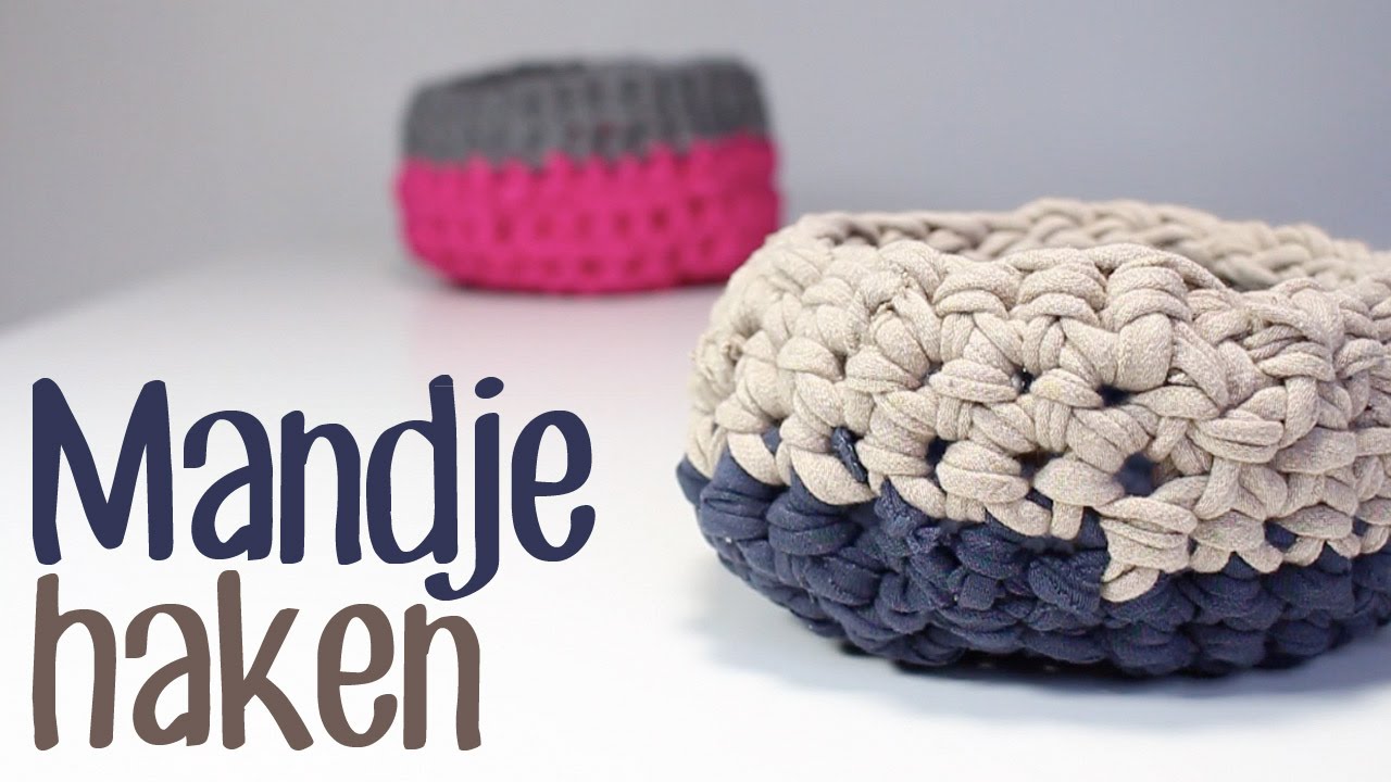Mandje haken met zpagetti