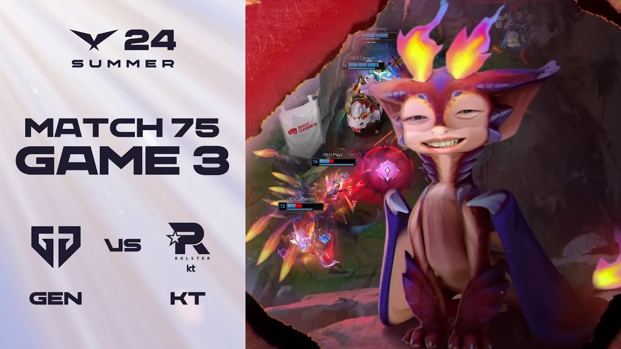 Big Damage Dragon | GEN vs. KT 게임3 하이라이트 | 08.09 | 2024 LCK 서머 스플릿