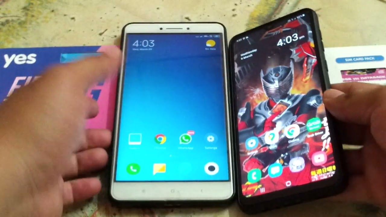 Speedtest Yes 4g kasi up sim card vs New Yes 5g sim card