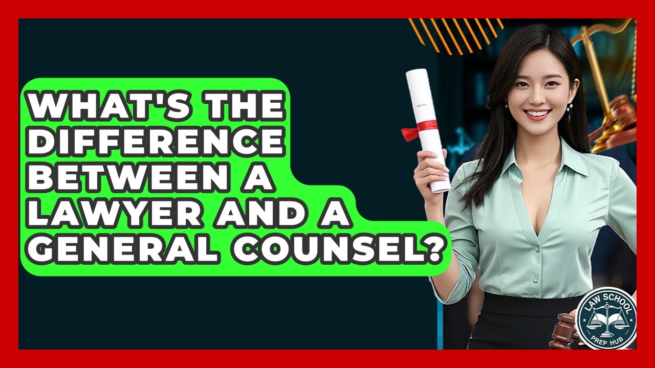 What's The Difference Between A Lawyer And A General Counsel? - Law School Prep Hub
