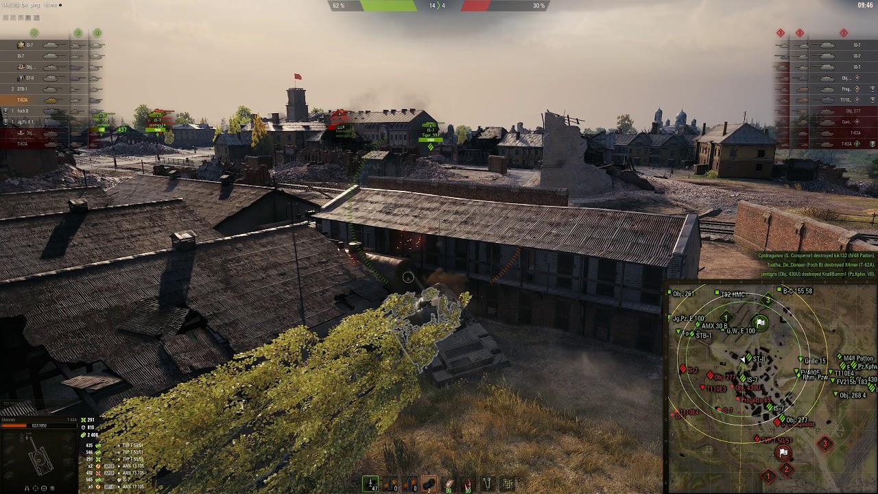 World of Tanks --- first visit to Hinterland --- Grand Battle