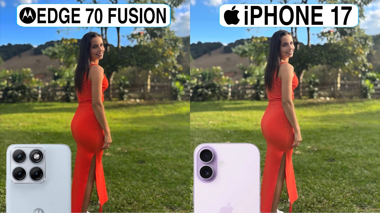 Сравнение камер Motorola Edge 70 Fusion 5G и iPhone 17.