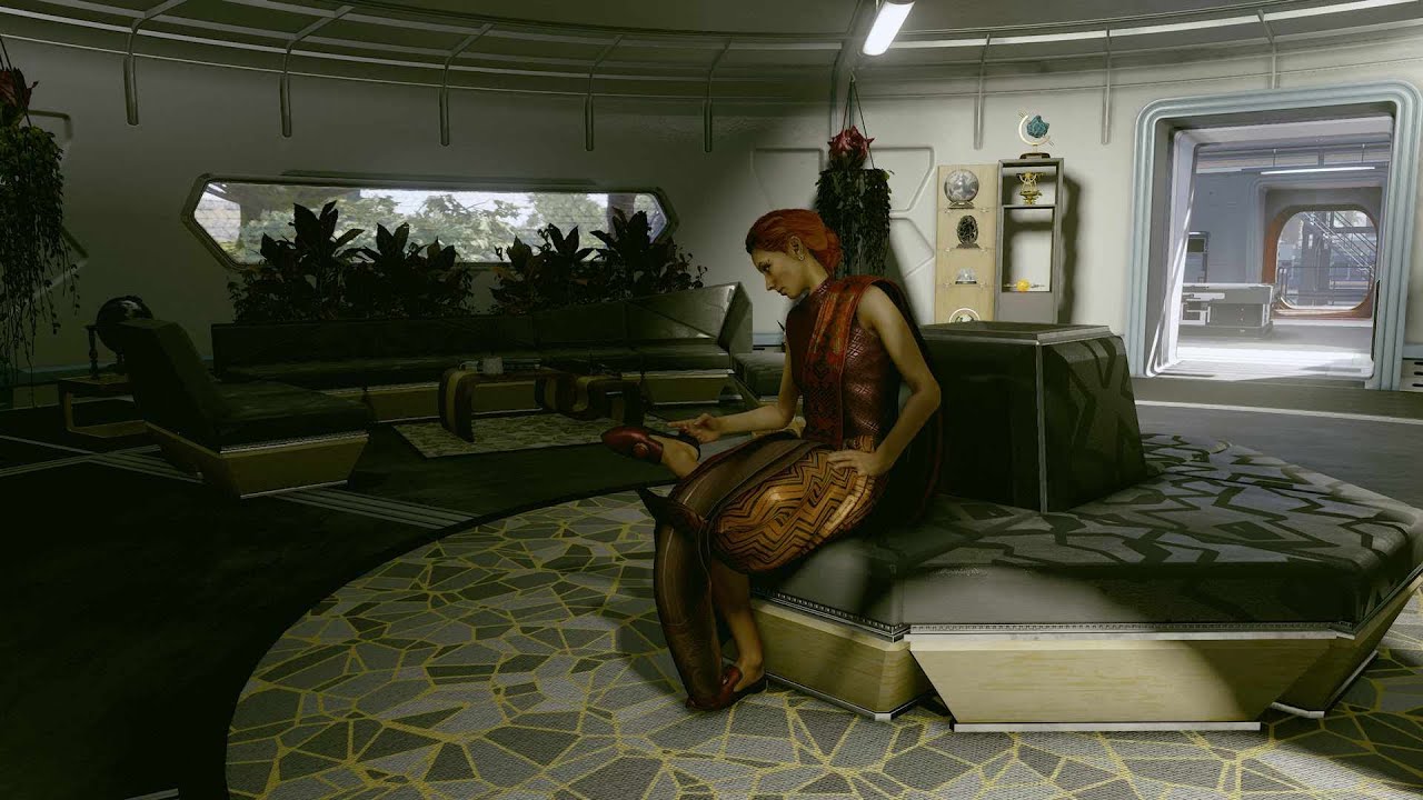 Starfield: - Jemison Outpost. mining Chlorosilance, Chlorine, fully decorated