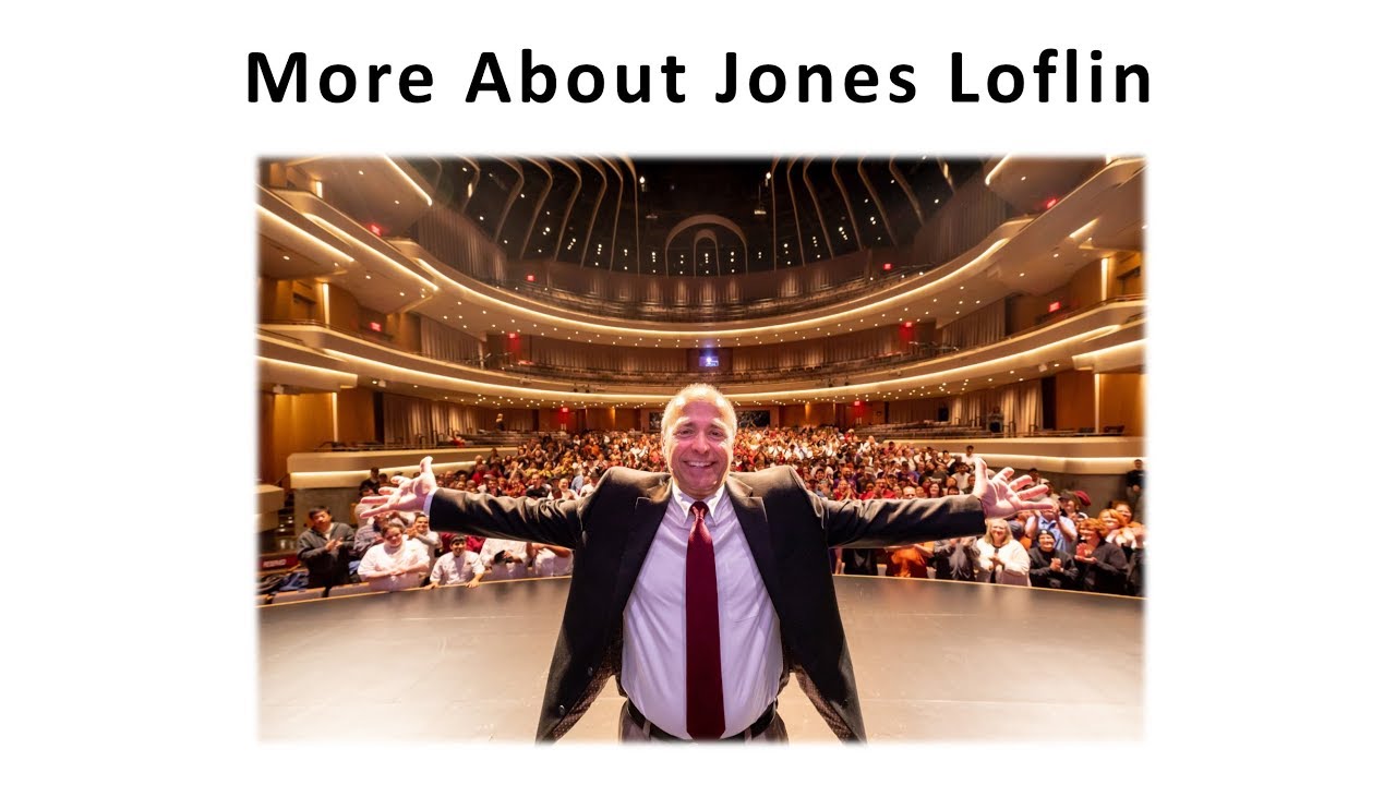 Speaker, Author and Coach Jones Loflin
