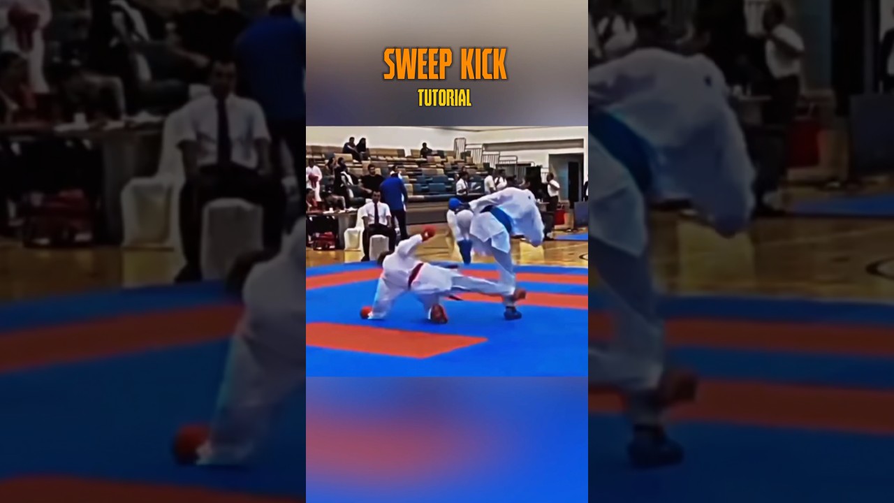 Tutorial: Sweep kick #martialarts #mma #karate #kempo #fighter