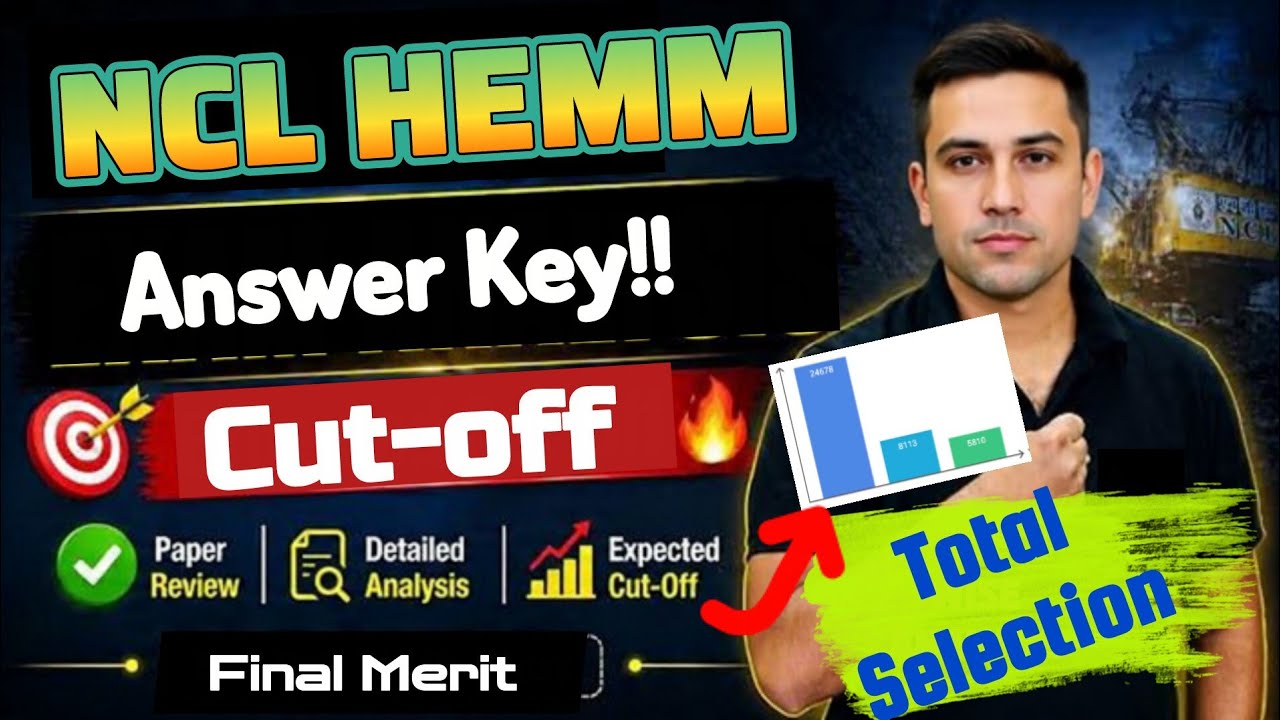 NCL HEMM Operator Recruitment 2026 | What will be the SAFE SCORE? | Full Paper Analysis | Expecte...