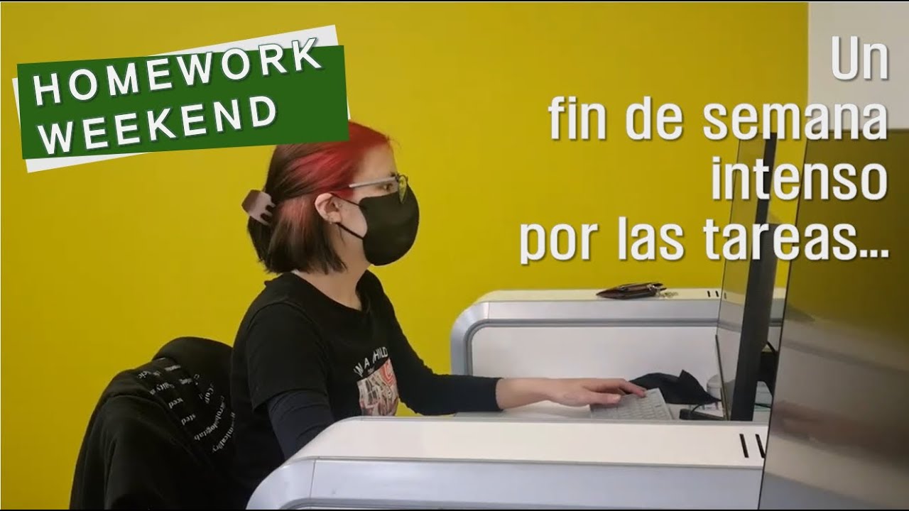 [INT'L STUDENT VLOG] Un fin de semana intenso por las tareas 🤣/ My Intense Homework Weekend in EWHA