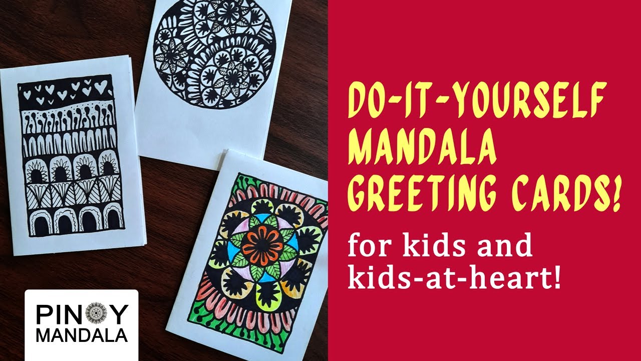 How to make your own mandala greeting cards? | DIY Mandala Greeting Cards