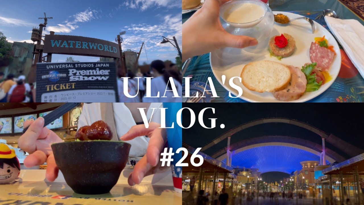 【vlog】USJを満喫 │ 念願のサンジのレストラン │ ワンピース・プレミアショー │ ずっと今日が続けばいいのに！