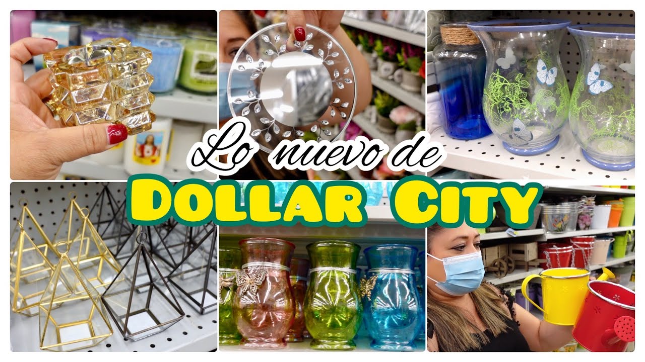 DECORACIONES PARA LA CASA, EL PATIO Y MATERIALES PARA MANUALIDADES // DOLLAR CITY