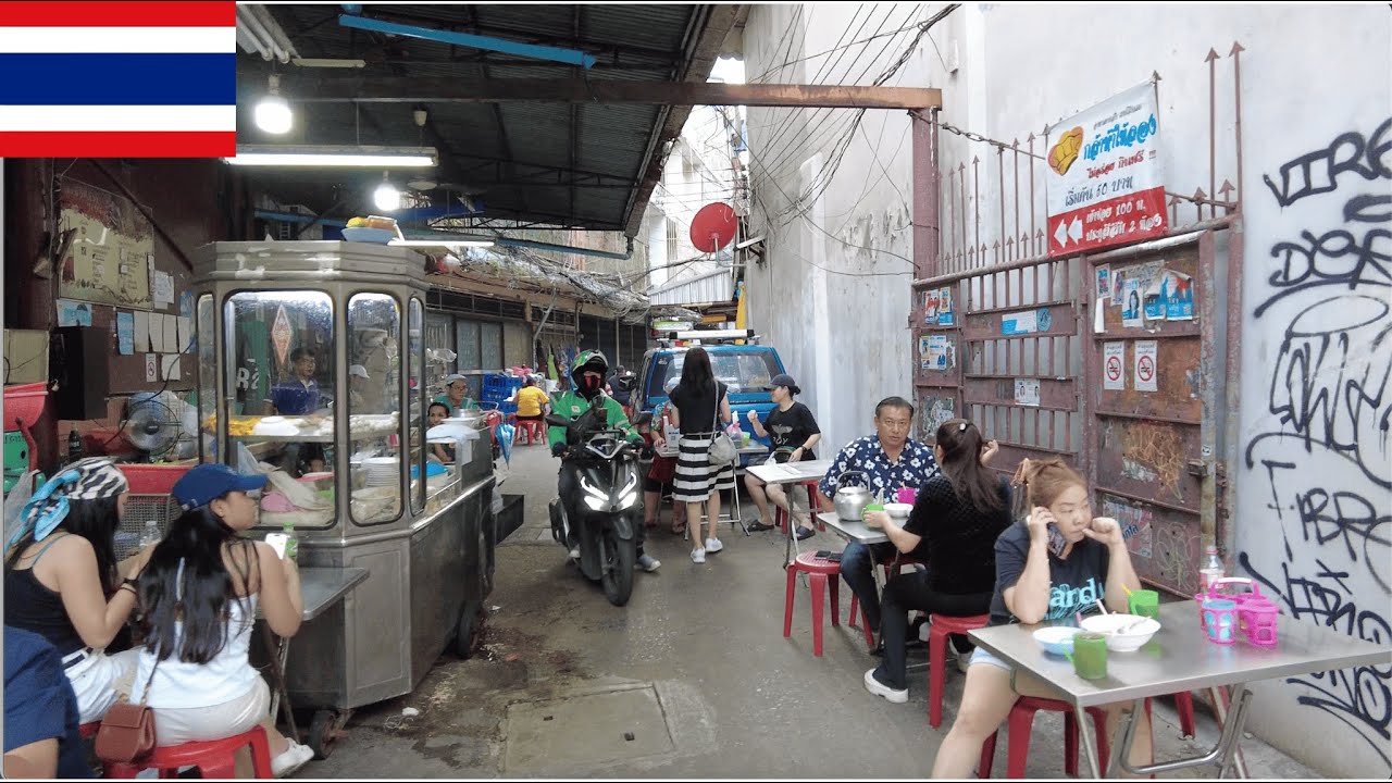 Bangkok Old City Walk in Thailand 🇹🇭 | From Si Phraya to Chinatown Bangkok | Bangkok 4K Walking Tour