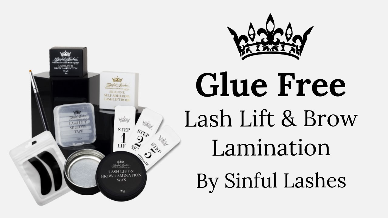 Glue Free Lash Lift and Brow Lamination System by Sinful Lashes