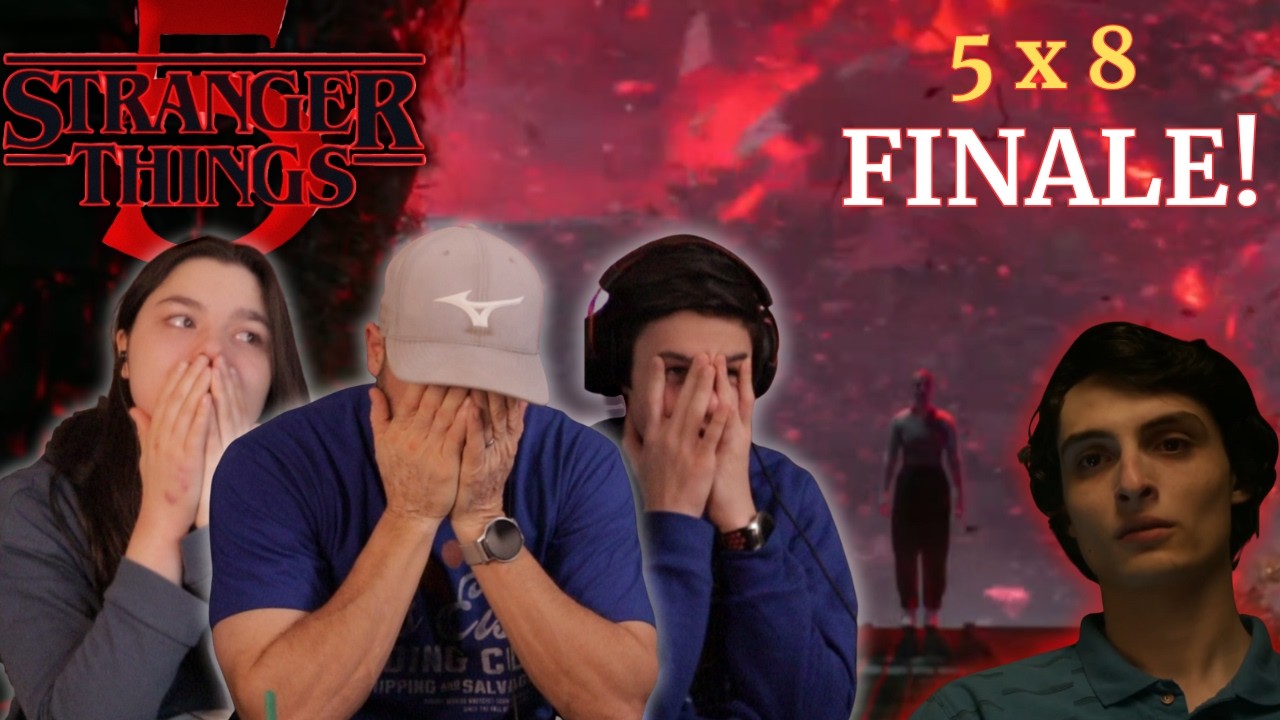 Stranger Things | 5x8: “ The Right Side Up”  FINALE REACTION!!!