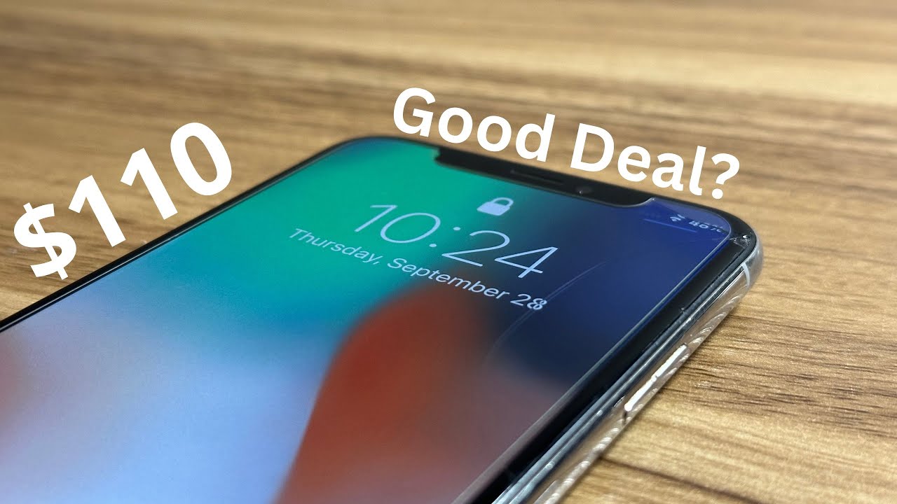 $110 iOS 12 iPhone X Unboxing - Good Deal?