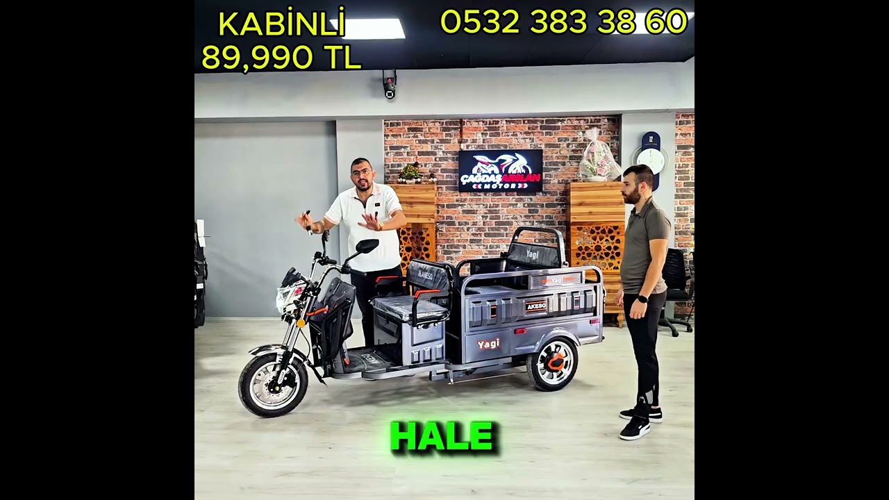 Akeso Yagi Kabinli Grafen Akülü Elektrikli Motosiklet Sizlerle 0532 383 38 60