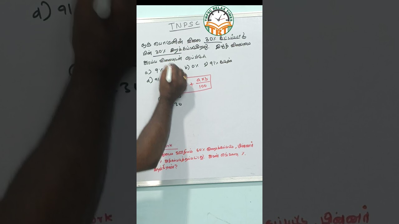 TNPSC PROFIT AND LOSS SHORTCUT VIDEO
