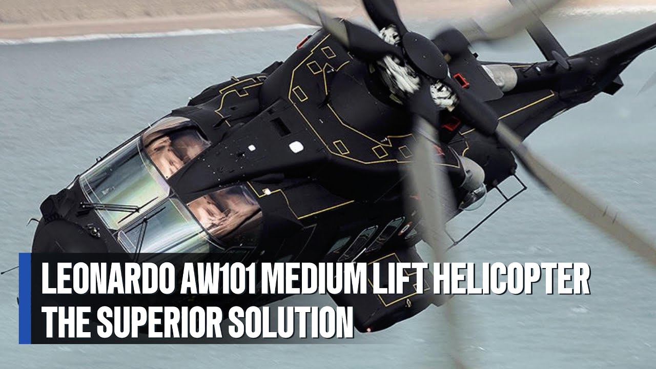 Leonardo AW101 Medium lift Helicopter #helicopter #aircraft #military