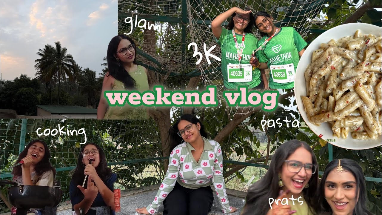 WEEKEND VLOG!!! | cooking | running a marathon