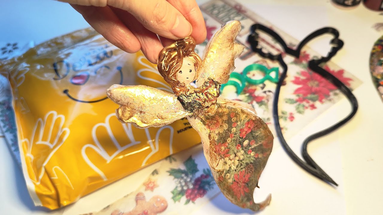 CREIAMO UN ANGELO IN PORCELLANA FREDDA CON I CUTTER