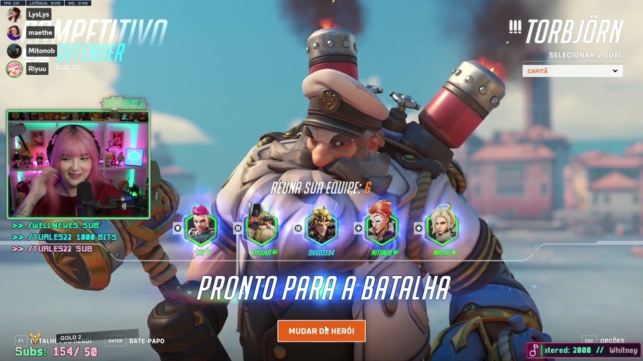 Riyuuka jogando Overwatch 2 (GAROTAS MÁGICAS) FT. Maethe & Mitonob ~RANKED S2 #159
