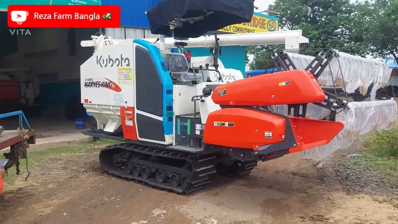 Our new Kubota DC 68G HK2            Chain Harvester. Delevery today.🥳🥳🥳.