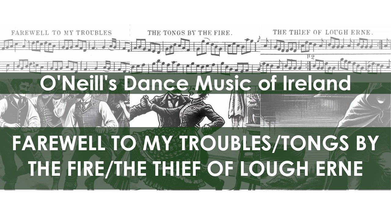 DMOI184-186 Farewell to my Troubles/Tongs by the Fire/Thief of Lough Erne (Jigs on tenor banjo)