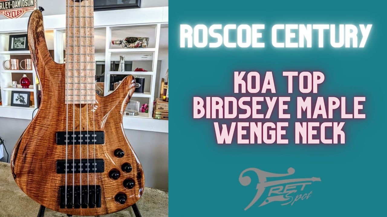 Roscoe Century Signature 5: Koa, Birdseye Maple, Wenge, Ash & More!