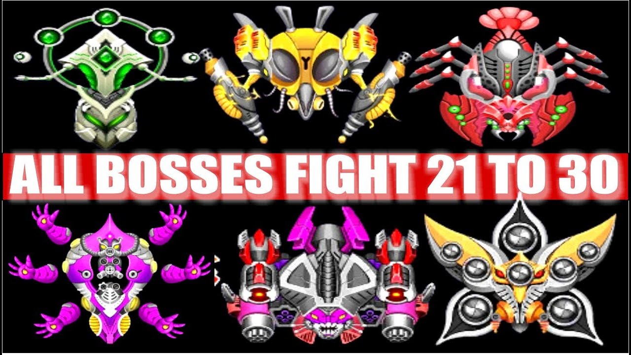Leviathan Vs All Bosses - Space Shooter Galaxy Attack Gameplay 2024 (BOSSES 21 TO 30)