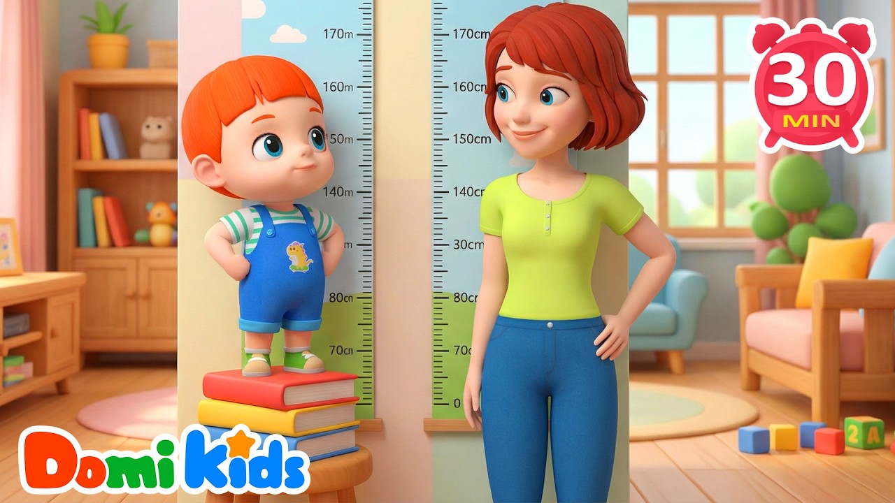 Grow Up Big & Brave 🧒 | Learn & Grow Tunes | Educaitonal Fun & Nursery Rhymes | Domi Kids