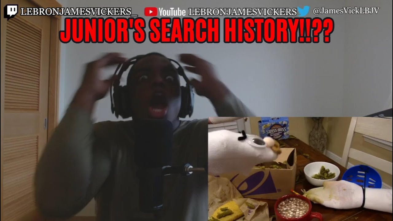 SML Movie: Junior's Search History! REACTION!!!