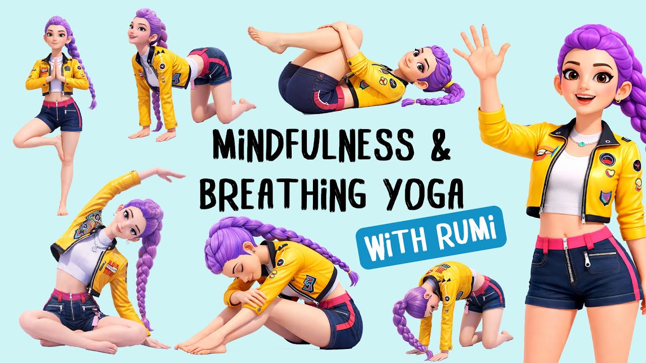 Calm Yoga with Rumi | K-Pop Demon Hunters | Mindful Yoga for Kids
