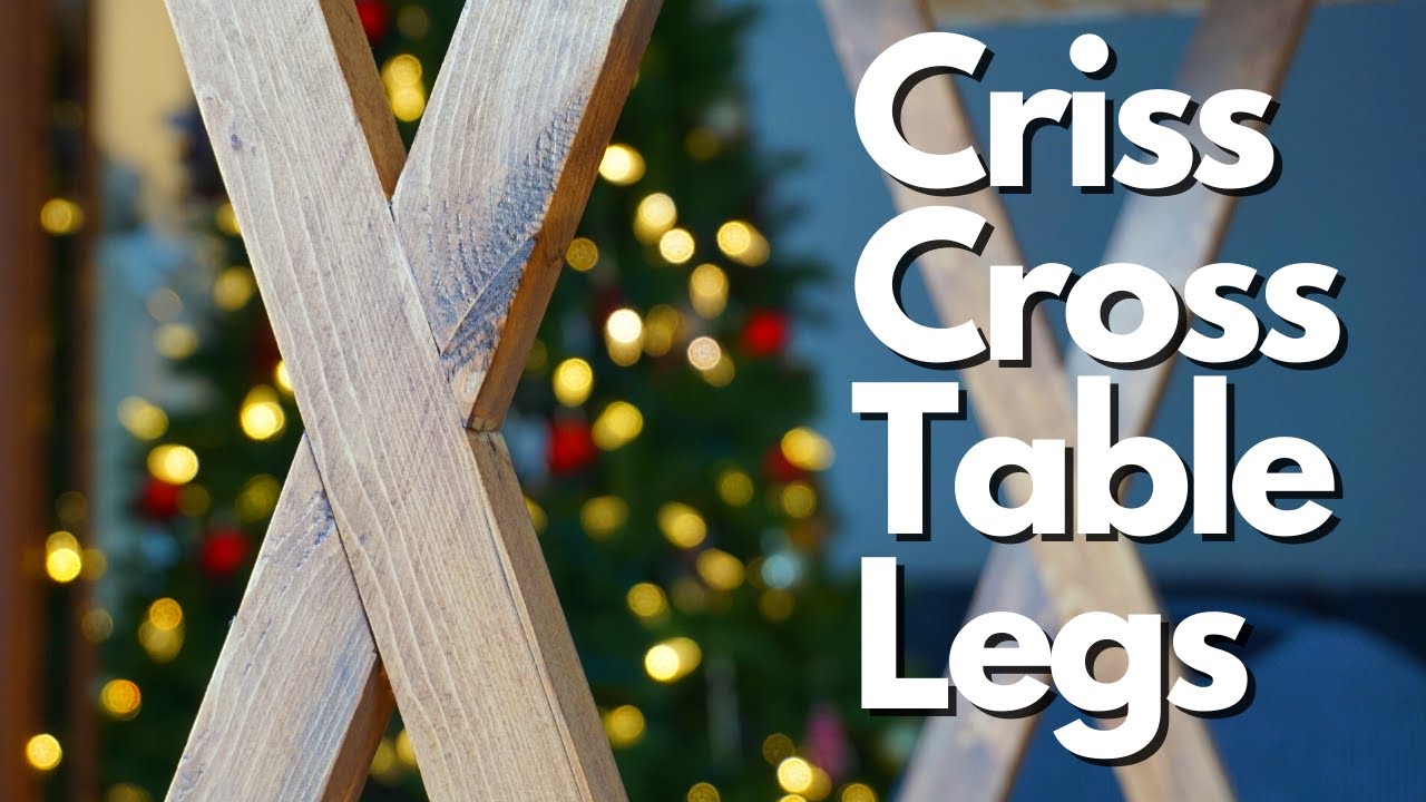 Criss Cross Consol Table Legs