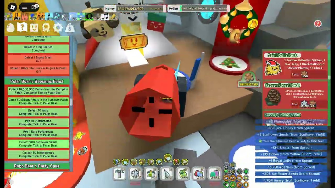 bee swarm video 1!