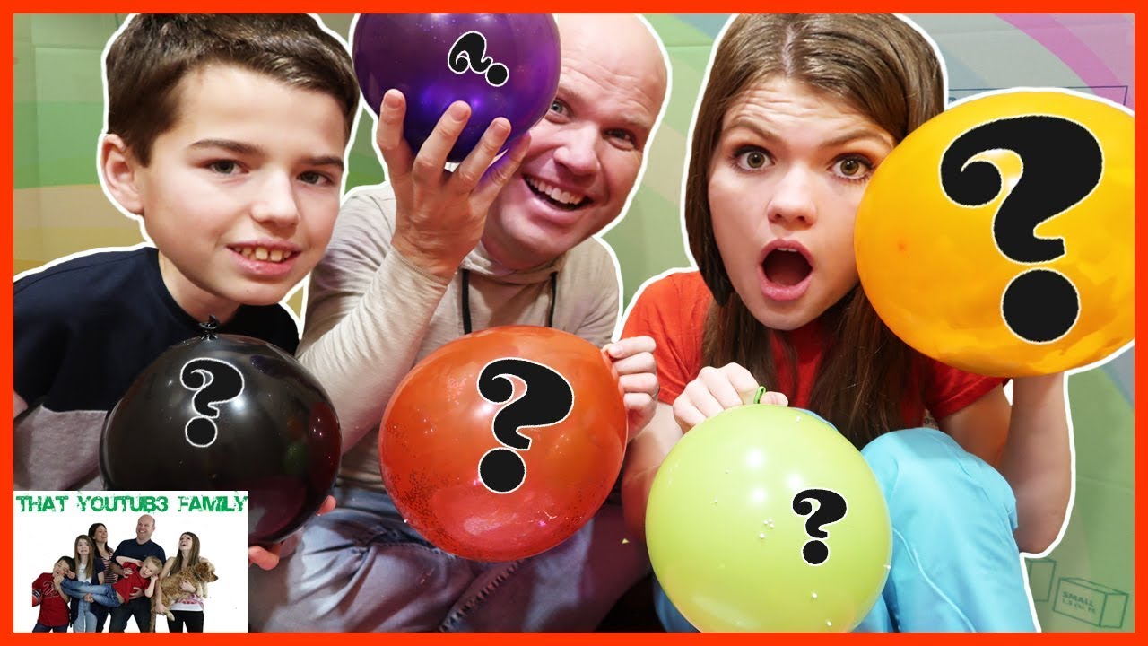 MYSTERY BALLOON SLIME IN BOX FORT / That YouTub3 Family