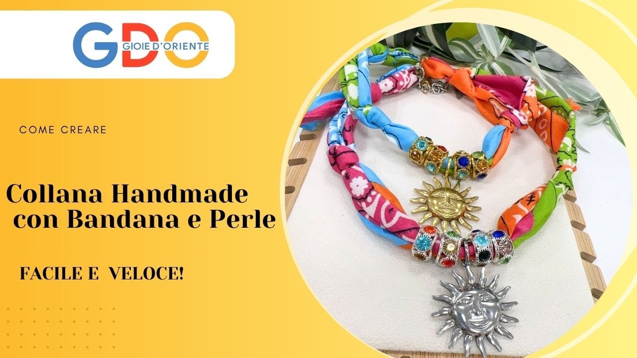 DIY Collana con Bandana e Charms: Colorata, Facile e Super Estiva! | GDO gioiedoriente