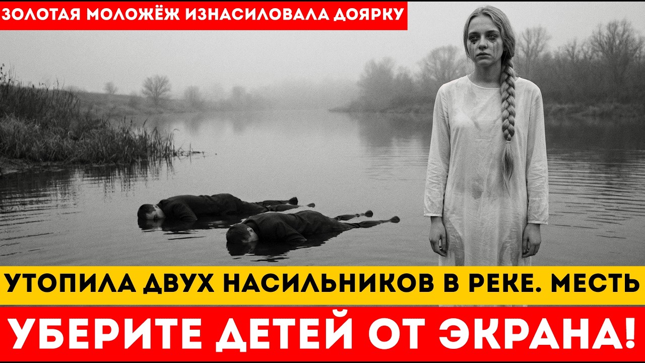 УТОПИЛА ДВУХ НАСИЛЬНИКОВ В РЕКЕ. ДОЯРКА ПОСТОЯЛА ЗА СЕБЯ. НАГЛЫЕ ДЕТИ НОМЕНКЛАТУРЫ.