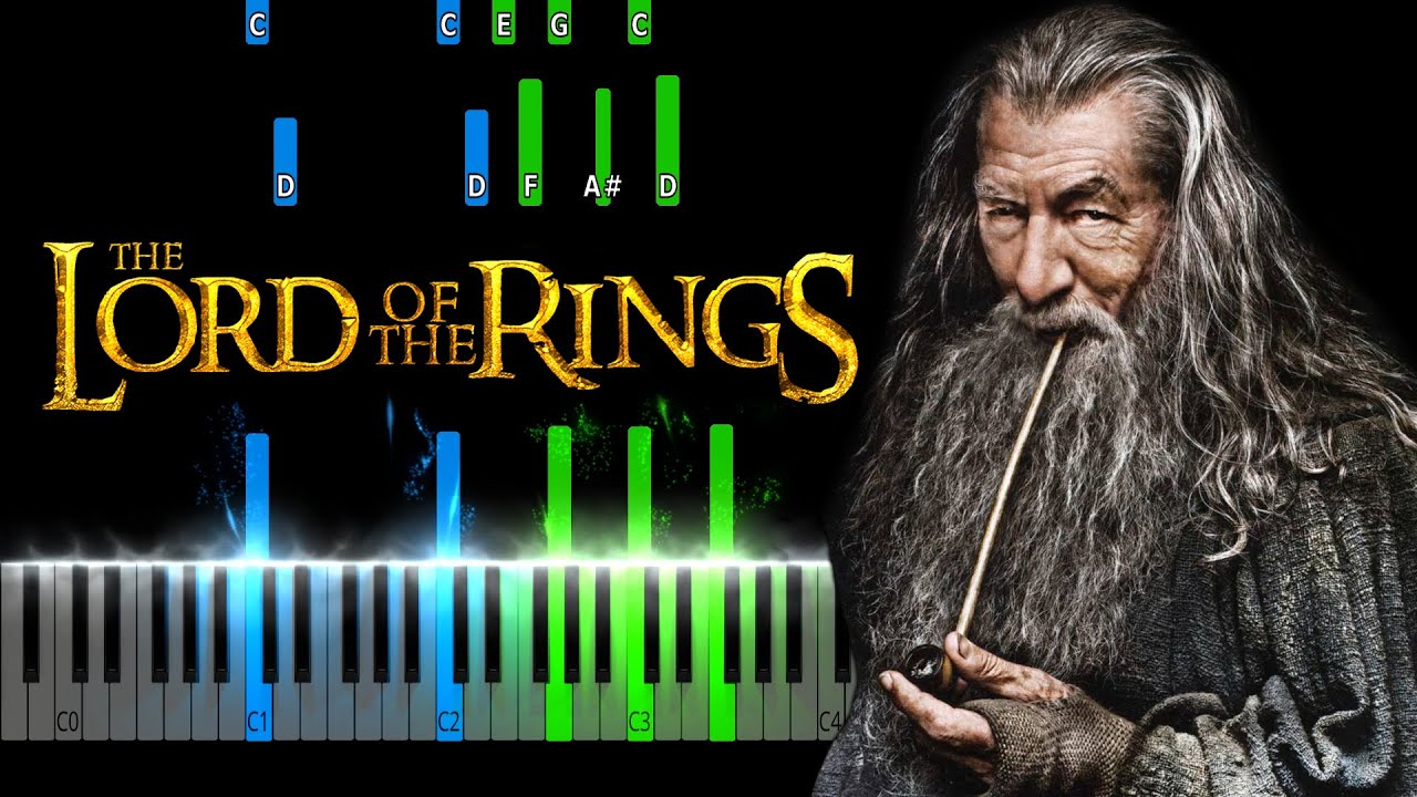 Lord of the Rings - In Dreams Piano Tutorial