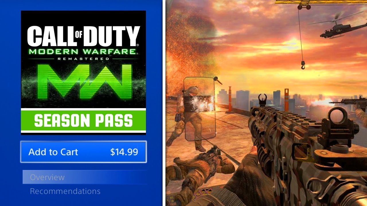 DLC COMING TO MODERN WARFARE REMASTERED! [Call of Duty 4 Gameplay]