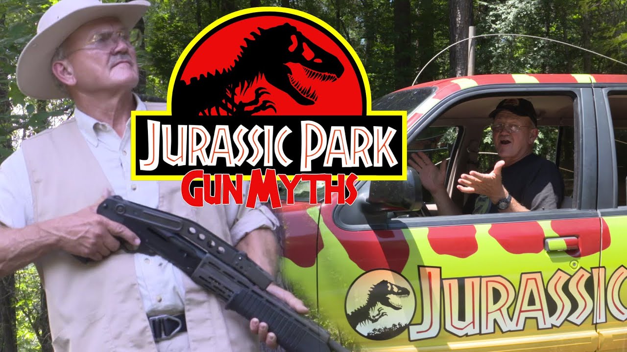 Jurassic World Raptor Hunting with the SPAS-12 Shotgun! Jurassic Park Shooting Parody (4K)