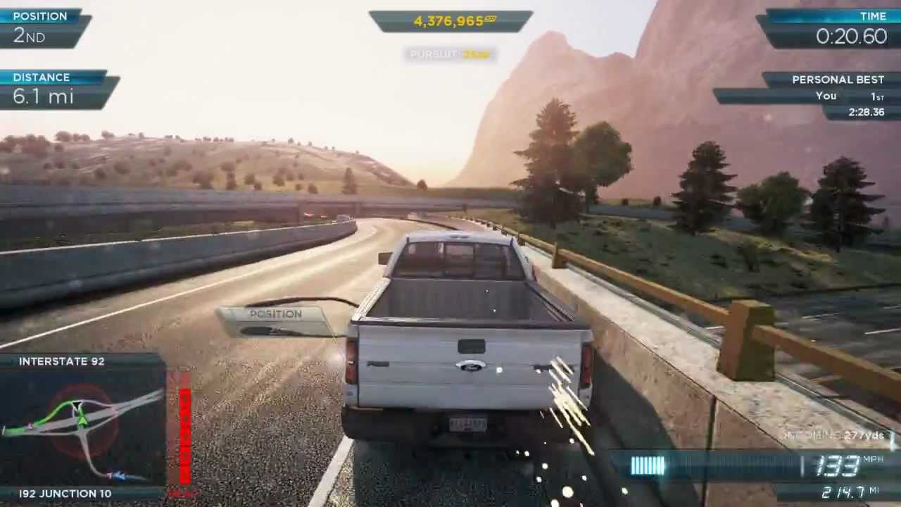 NFS Most Wanted 2012: Fully Modded Pro Ford F-150 SVT Raptor | Most Wanted List #3 Bugatti Veyron SS
