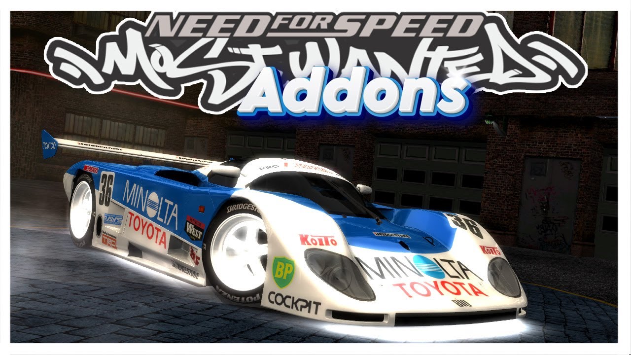 Toyota Minolta 88C-V Race Car (1989) • Addons Cars Gameplay • NFS Most Wanted 2005 PC