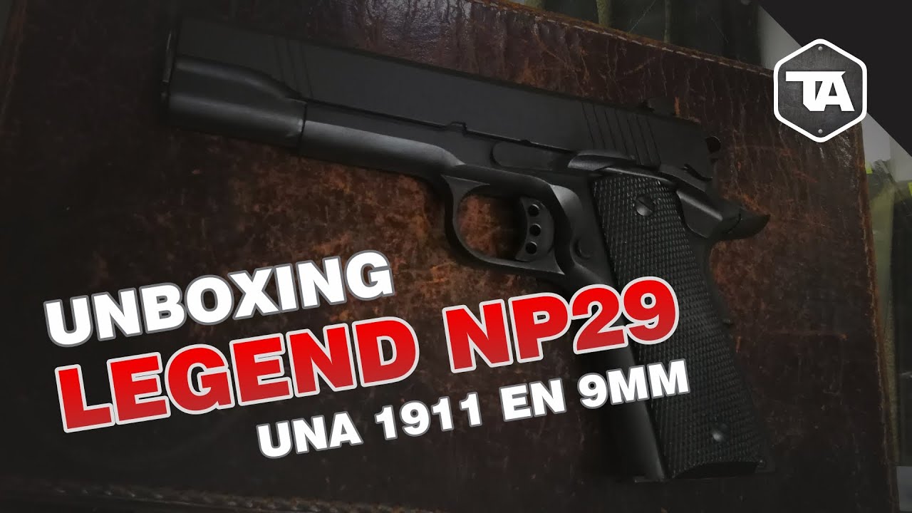 Unboxing: Pistola LEGEND NP29 - una 1911 en 9mm