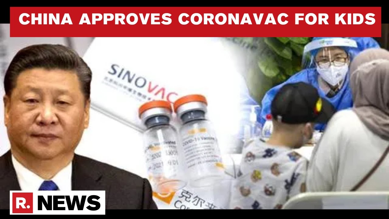 China Approves Emergency Use Of Sinovac's Coronavac On Children Aged 3-17 Years