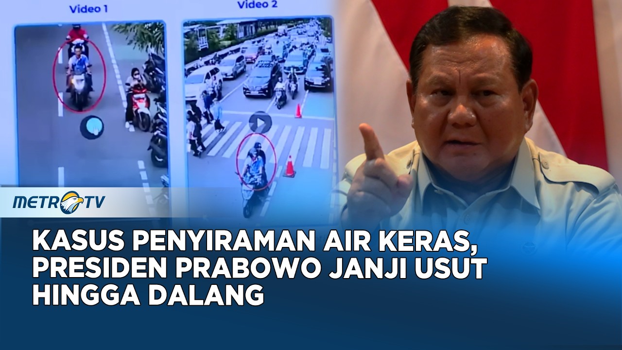 Prabowo Sebut Serangan Air Keras ke Aktivis adalah Terorisme: Usut Sampai Dalangnya