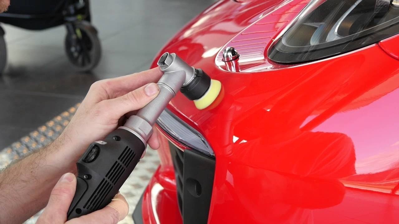 Обзор rupes nano ibrid . Как отполировать вставки в салоне .