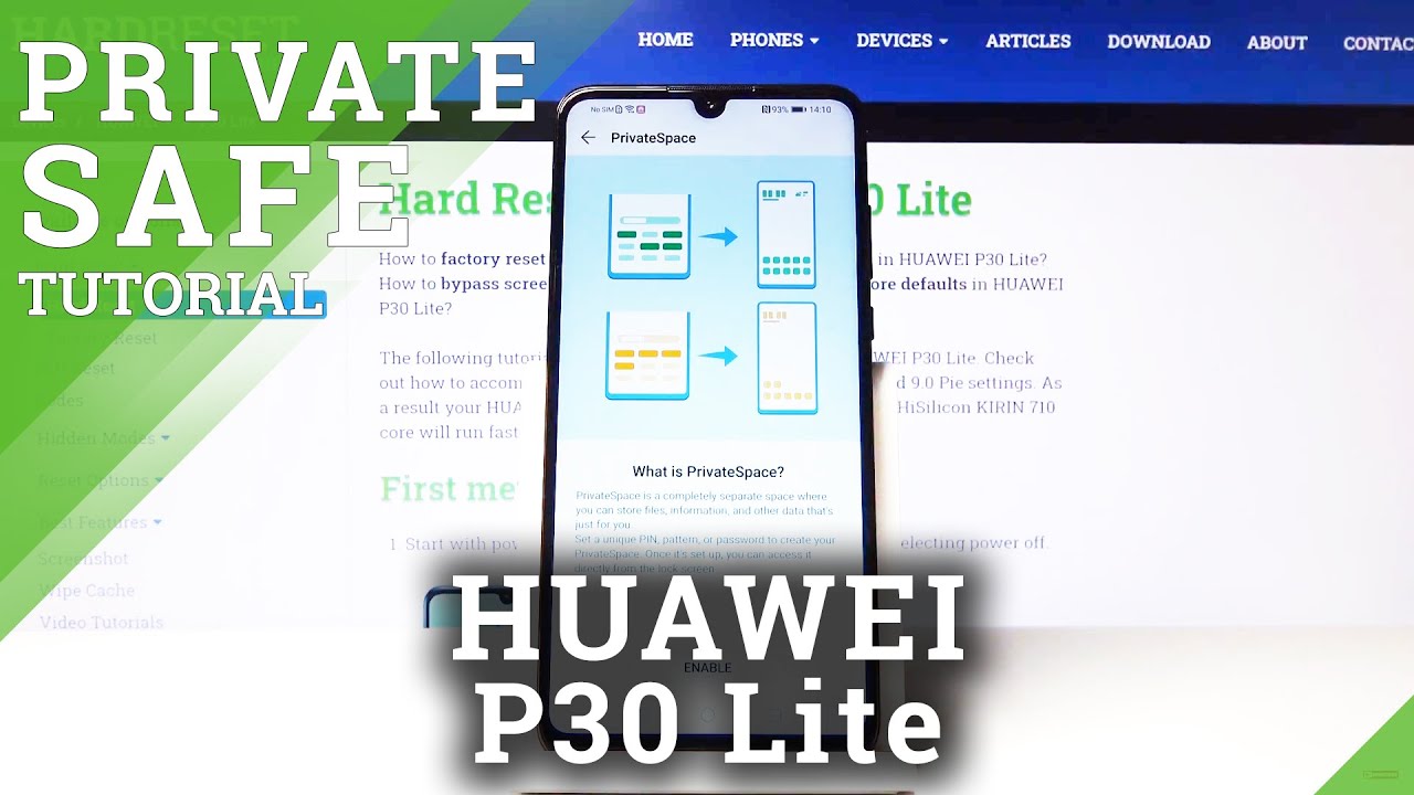Как активировать личное пространство на Huawei P30 Lite — скрыть конфиденциальные данные